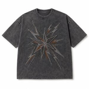 Custom Rhinestone Starburst T-Shirt