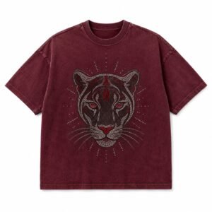 Custom Rhinestone Panther T-Shirt