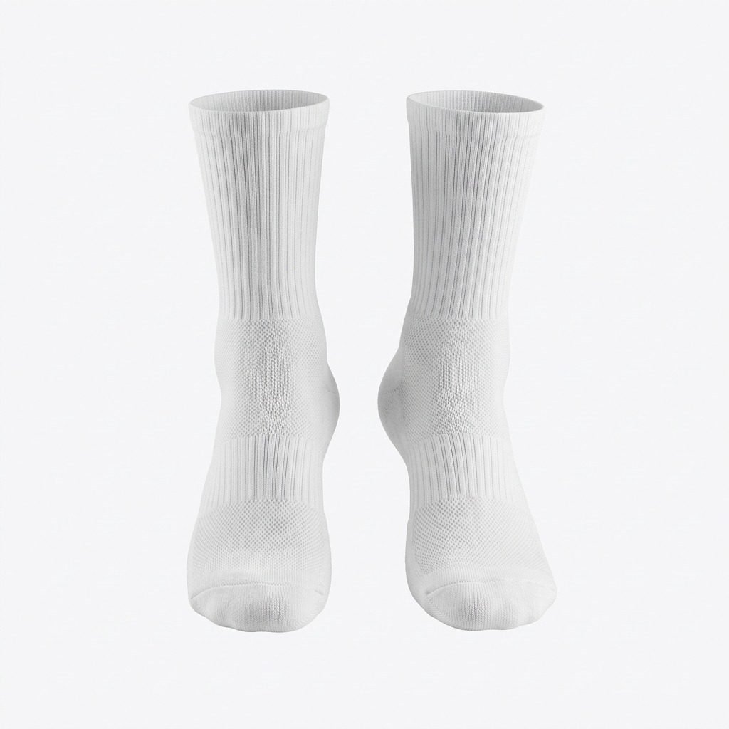 Custom Athletic Crew Socks – Cushioned Performance Footwear